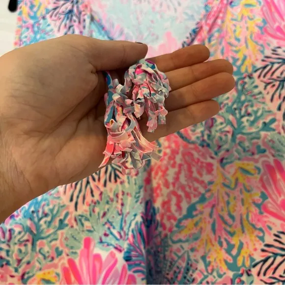 Lilly Pulitzer Johana Cover Up Dress in Multi Splashdance Size Large