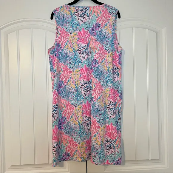 Lilly Pulitzer Johana Cover Up Dress in Multi Splashdance Size Large