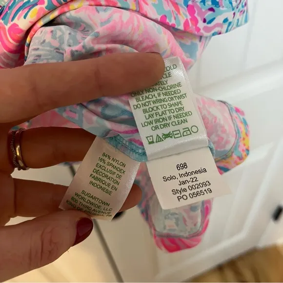 Lilly Pulitzer Johana Cover Up Dress in Multi Splashdance Size Large