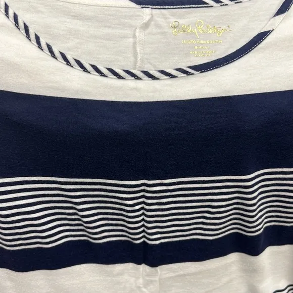 Lilly Pulitzer Nautical Stripe Marlowe T-Shirt Dress