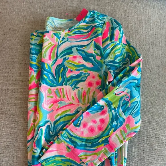 Lilly Pulitzer NWOT Marlowe Dress One In a Melon Size XS Pima Cotton