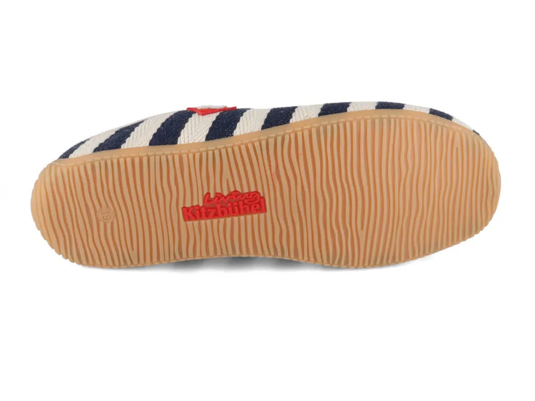 Living Kitzbühel Women Slippers 'Stripes', riviera