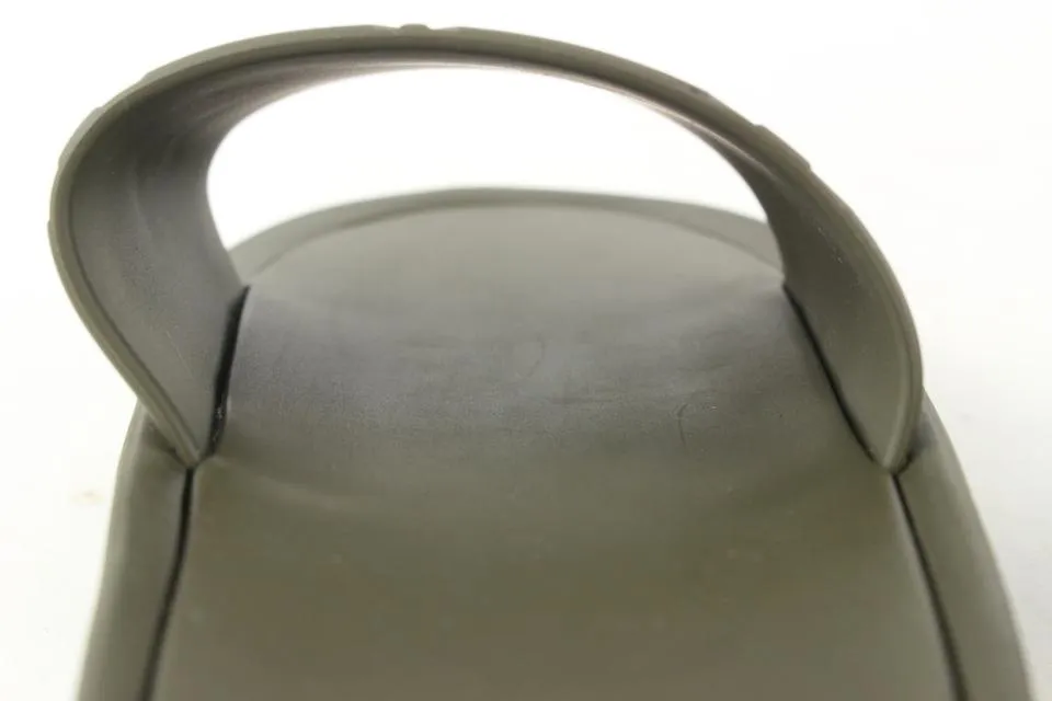 Louis Vuitton Khaki Green 37 Sunbath Flat Mule Sandal 25lvs624