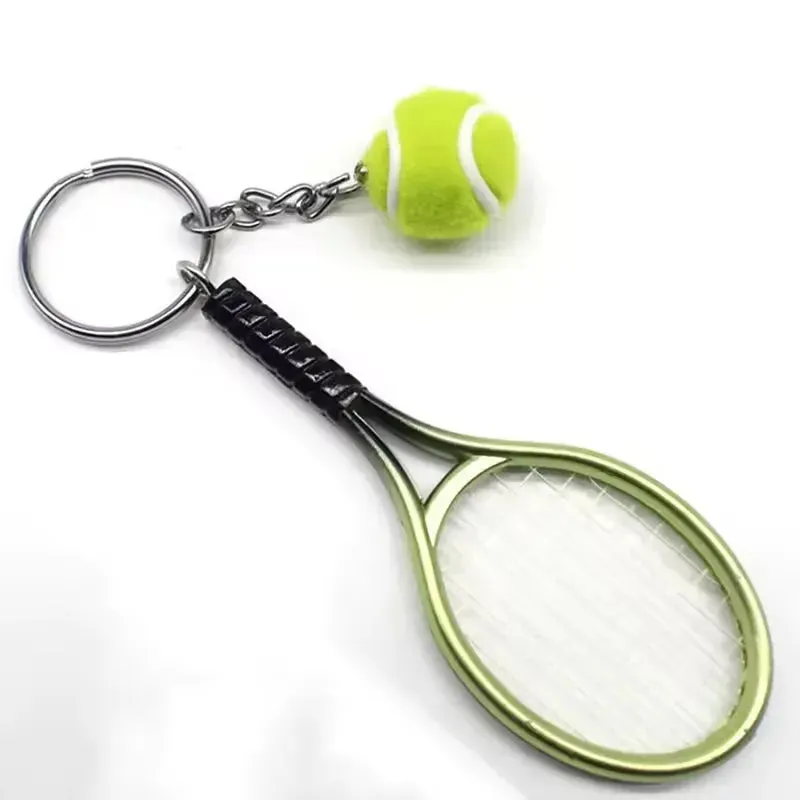 Love-All Lobs Tennis Racket & Ball Keychain