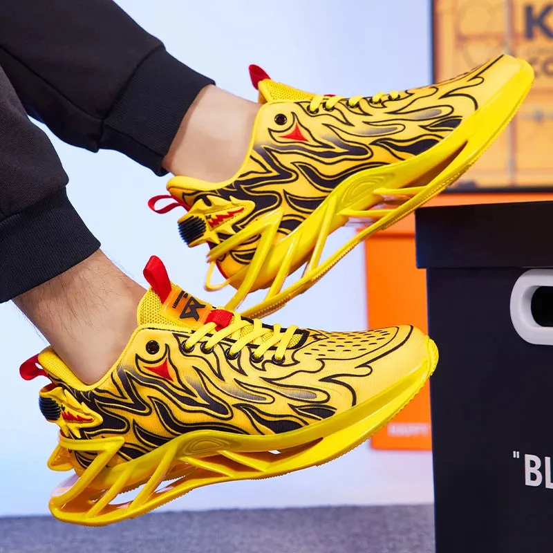 Luxury Tennis Sneakers - Breathable Running Trainers, Trendy Sports Footwear for Men
