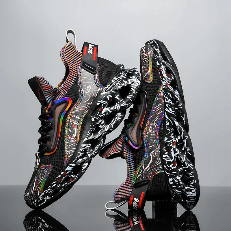 Luxury Tennis Sneakers - Breathable Running Trainers, Trendy Sports Footwear for Men