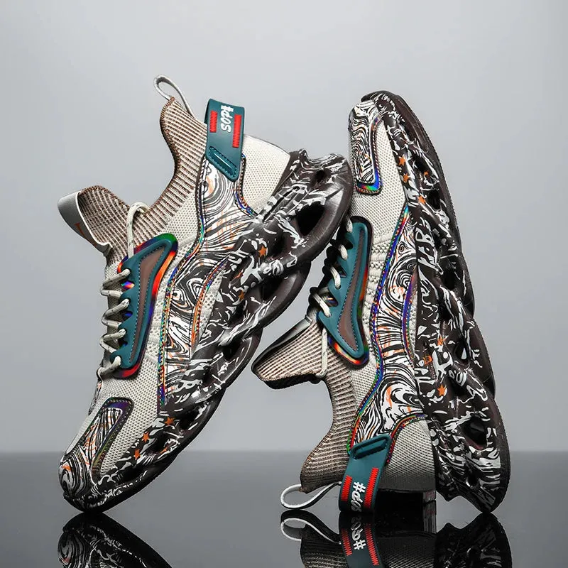 Luxury Tennis Sneakers - Breathable Running Trainers, Trendy Sports Footwear for Men