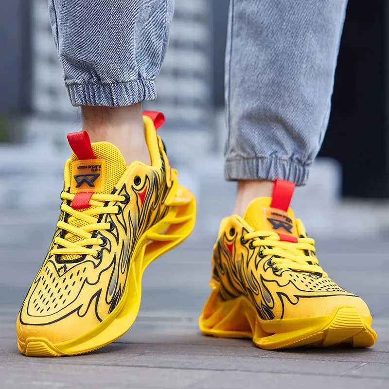 Luxury Tennis Sneakers - Breathable Running Trainers, Trendy Sports Footwear for Men