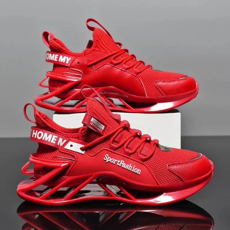 Luxury Tennis Sneakers - Breathable Running Trainers, Trendy Sports Footwear for Men