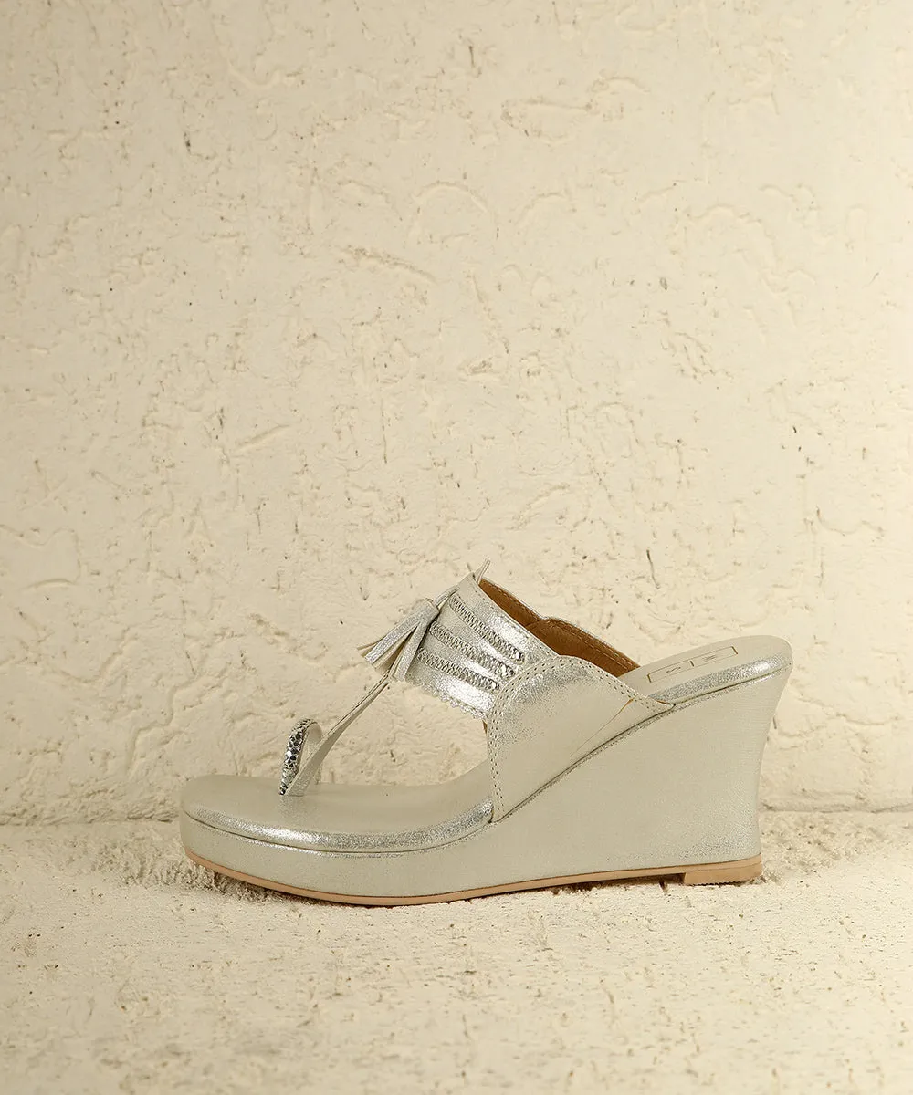Madhuri Silver Wedges