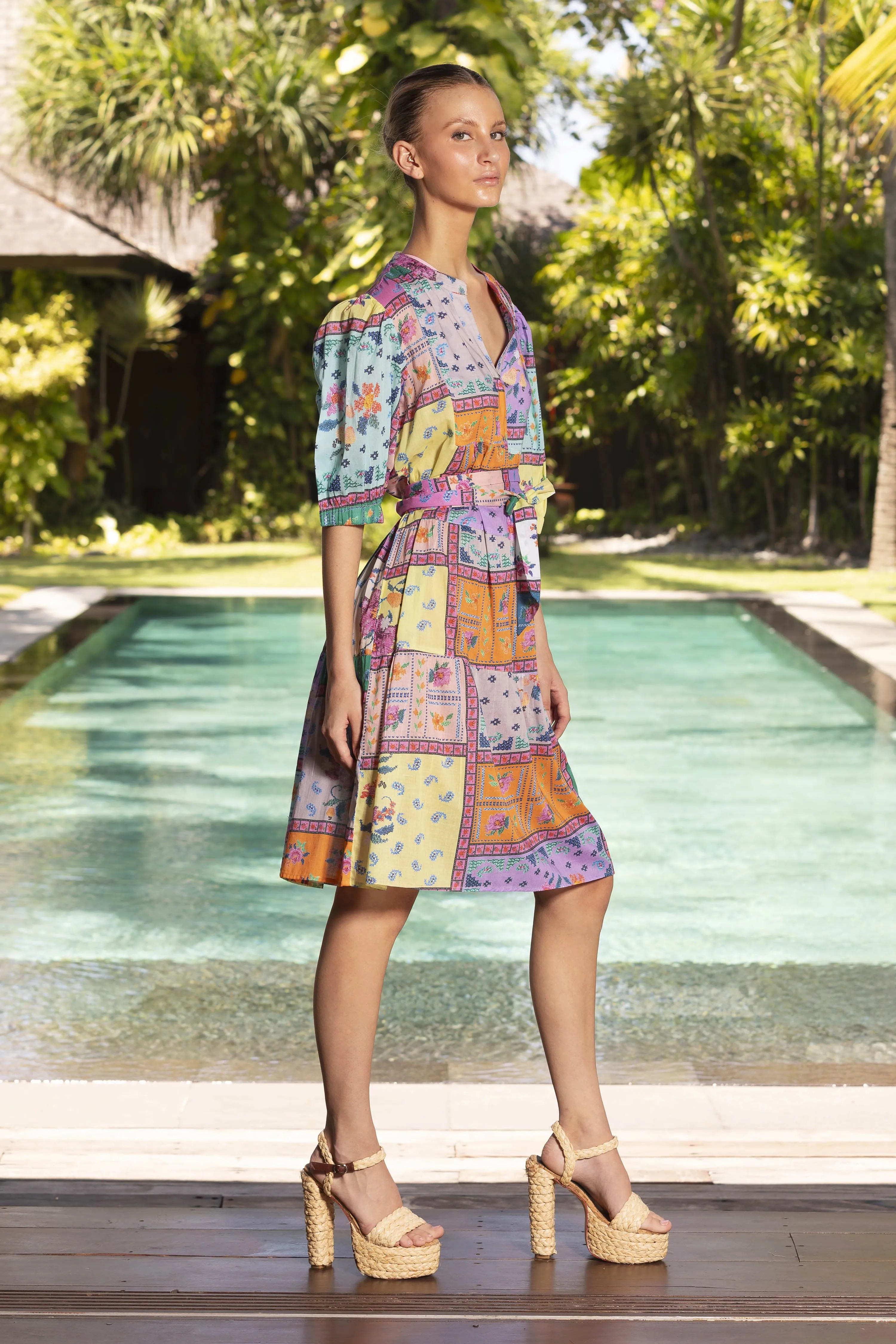 MARILYN BUTTON MIDI DRESS (MORE COLOURS)