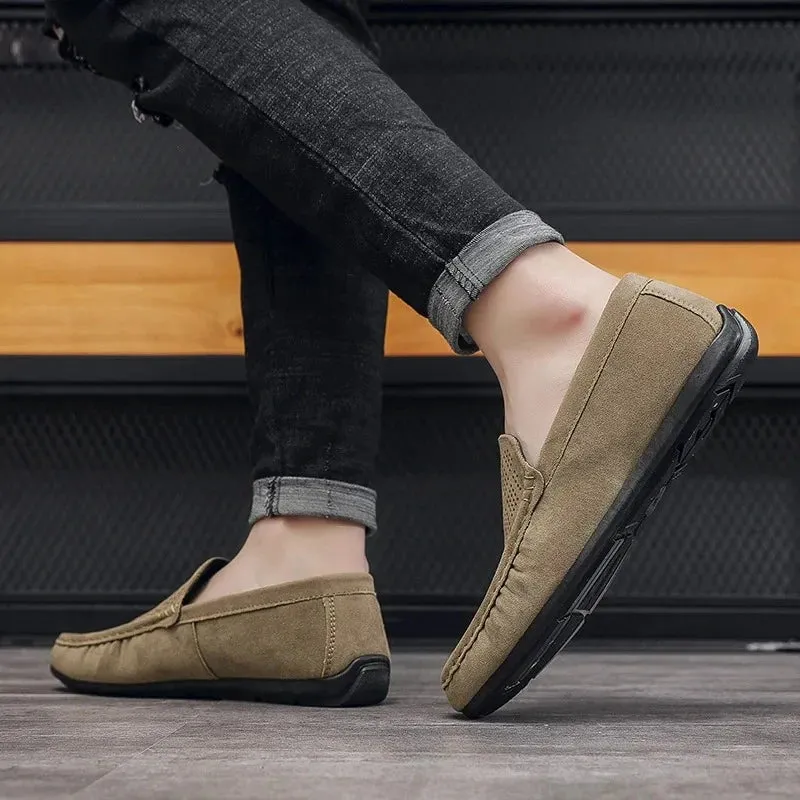 Men Breathable Hollow Casual Men Shoes Summer New Loafers Men Business Shoes Designer Loafers Shoe