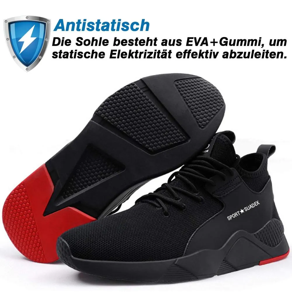 Men Work Safety Shoes Steel Toe Cap