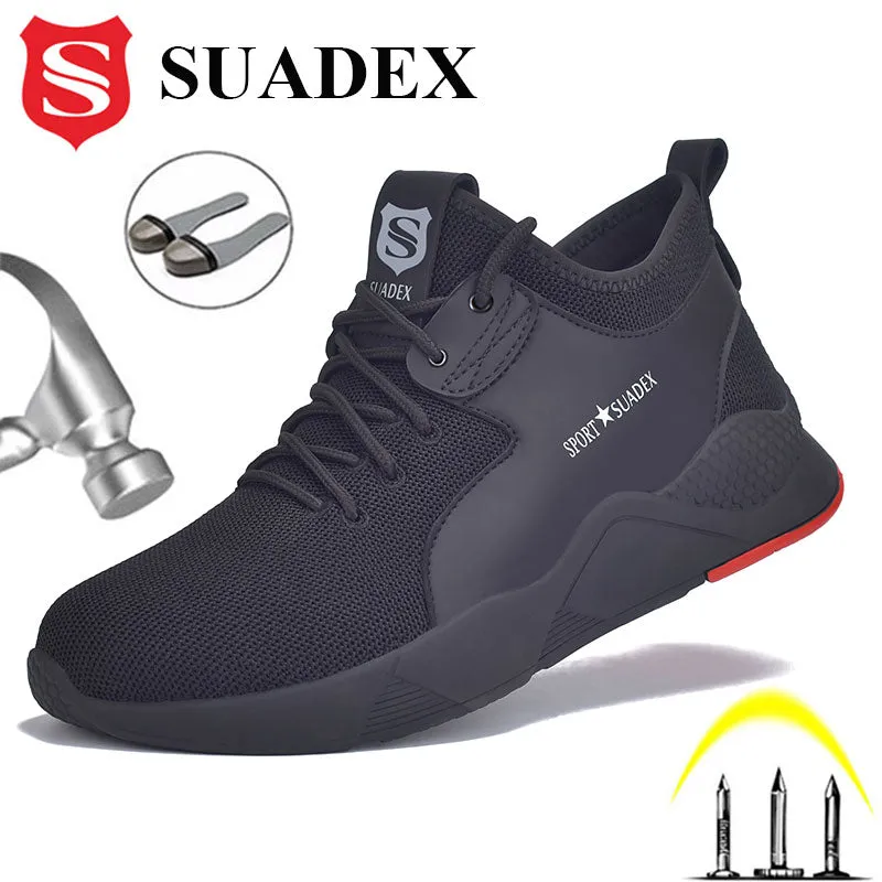 Men Work Safety Shoes Steel Toe Cap