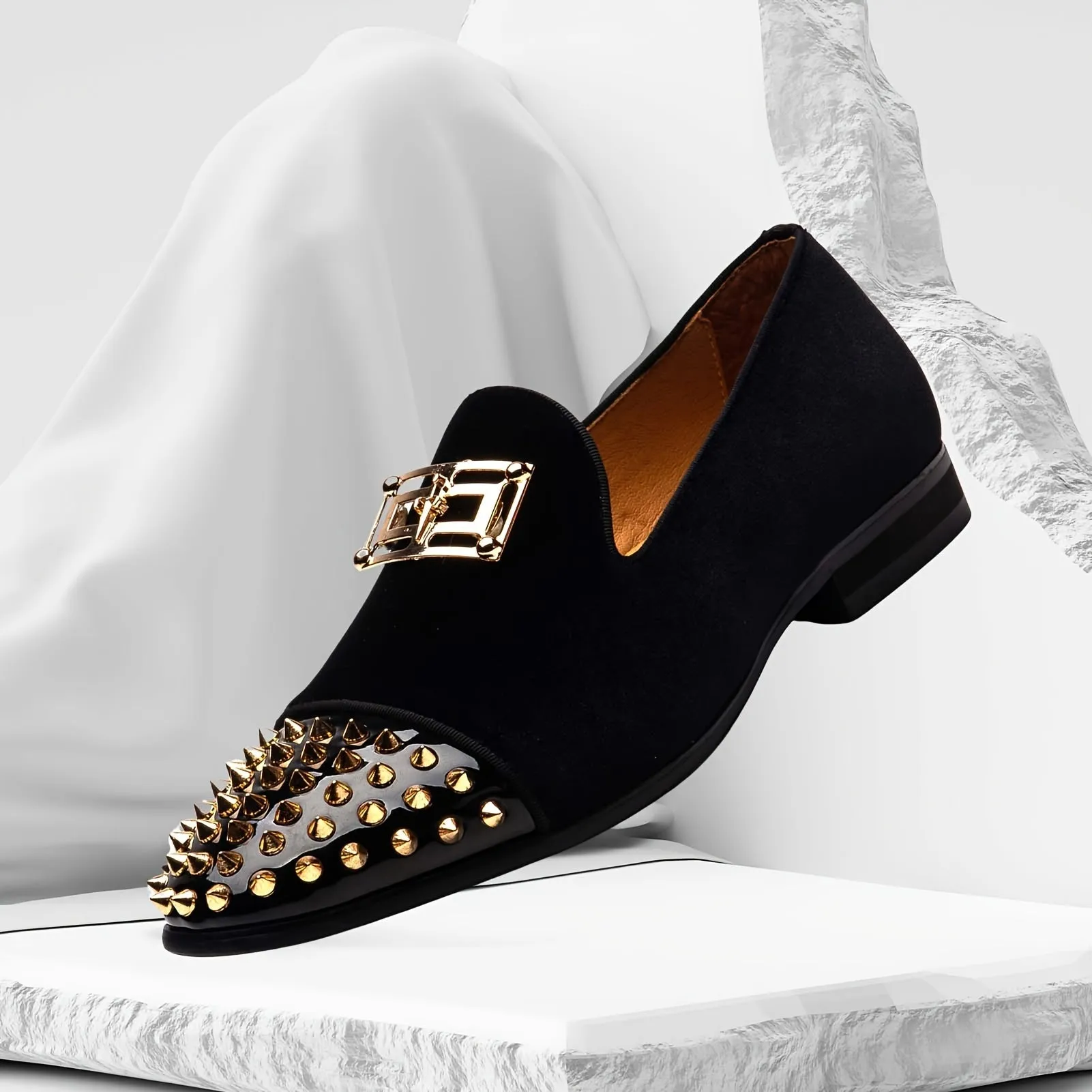 Men's Elegant Wedding Loafers Casual Lightweight Shoes