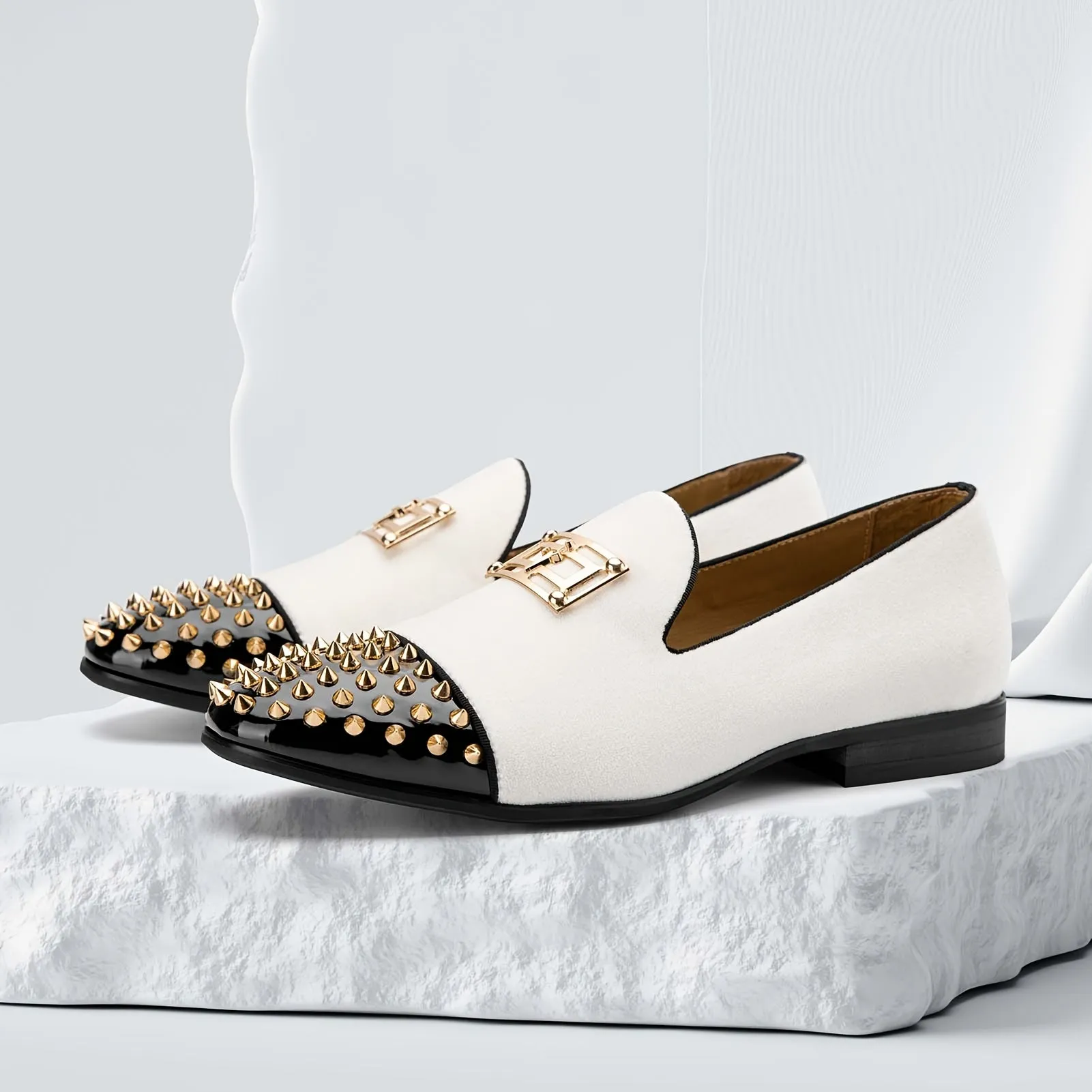 Men's Elegant Wedding Loafers Casual Lightweight Shoes