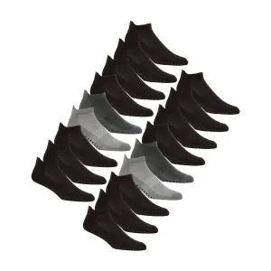 Mens Low Cut Trainer Gym Socks with Grips (Multipack Options)