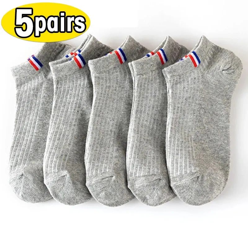 Men's Sports Boat Socks  Breathable Cotton,