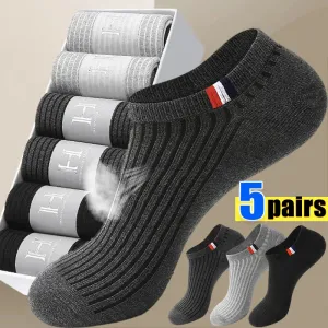 Men's Sports Boat Socks  Breathable Cotton,