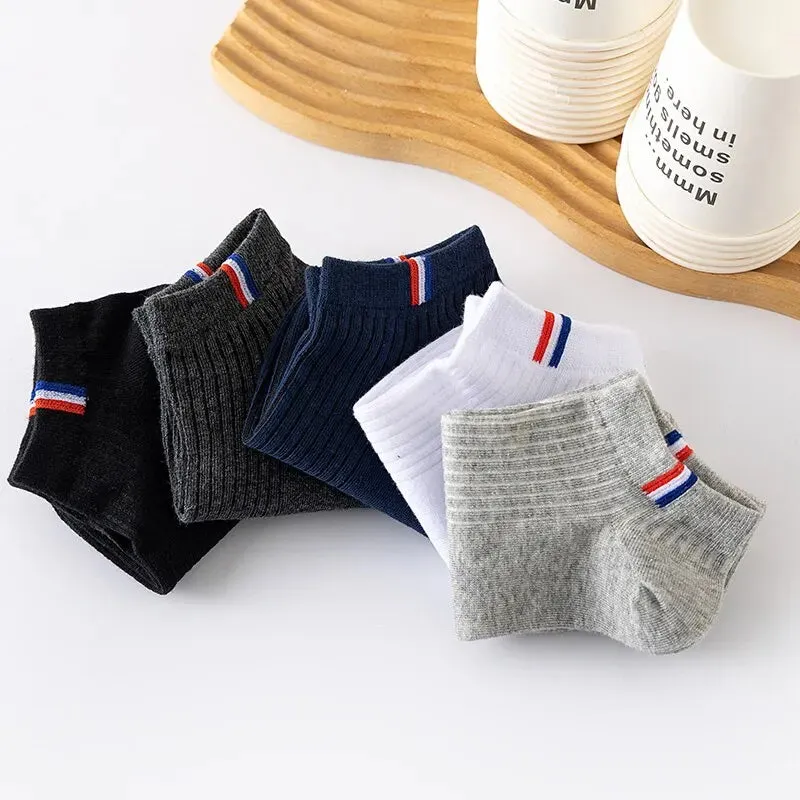 Men's Sports Boat Socks  Breathable Cotton,