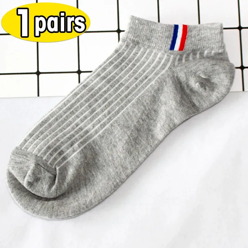 Men's Sports Boat Socks  Breathable Cotton,