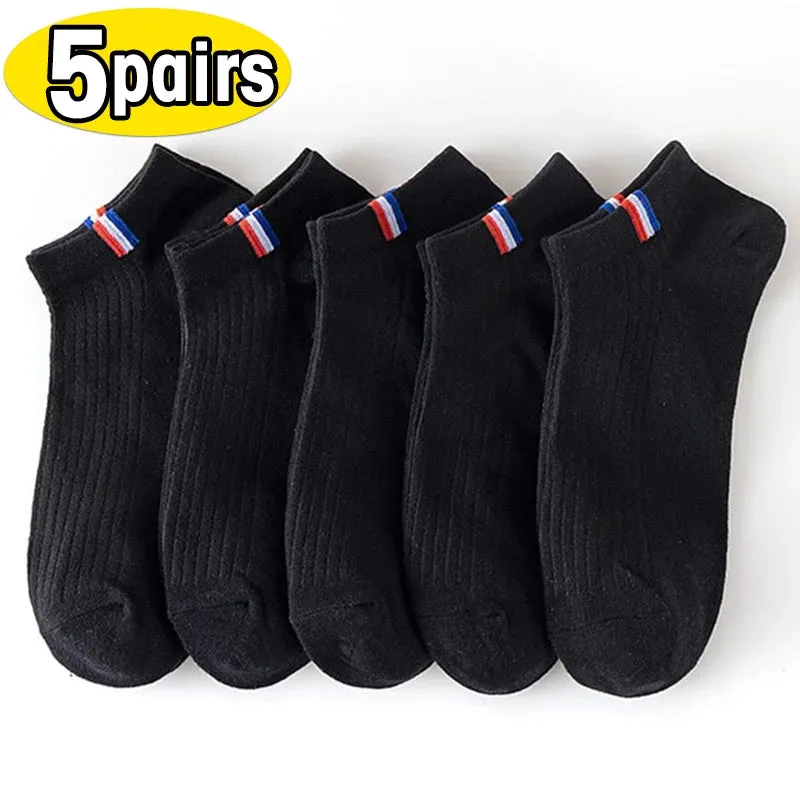 Men's Sports Boat Socks  Breathable Cotton,