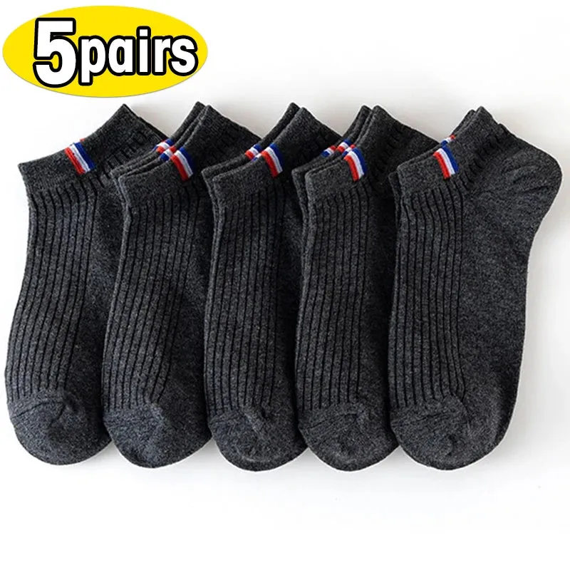 Men's Sports Boat Socks  Breathable Cotton,