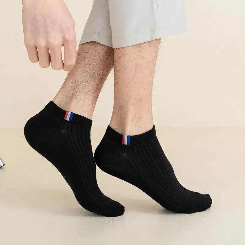 Men's Sports Boat Socks  Breathable Cotton,