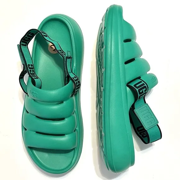 Men's UGG Sport Yeah Sandal Slide Green Size 9 US [1132150] EDGR