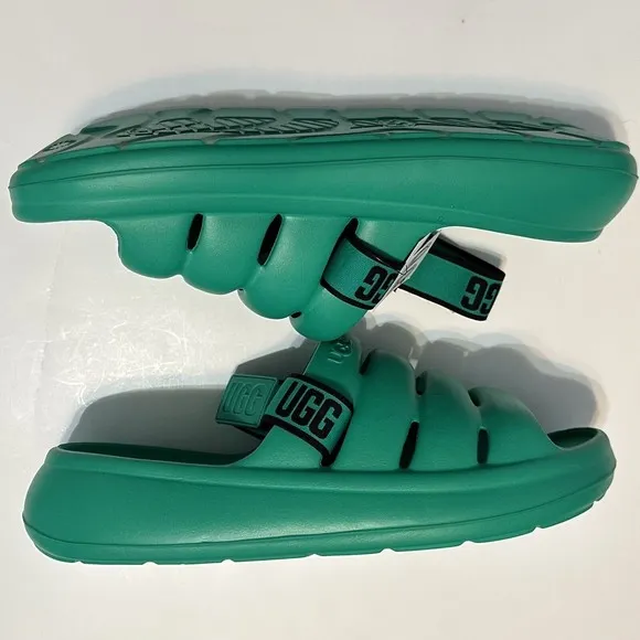 Men's UGG Sport Yeah Sandal Slide Green Size 9 US [1132150] EDGR