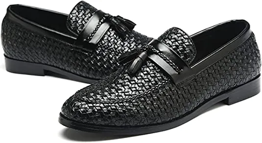 Men's Woven Tassel Loafers