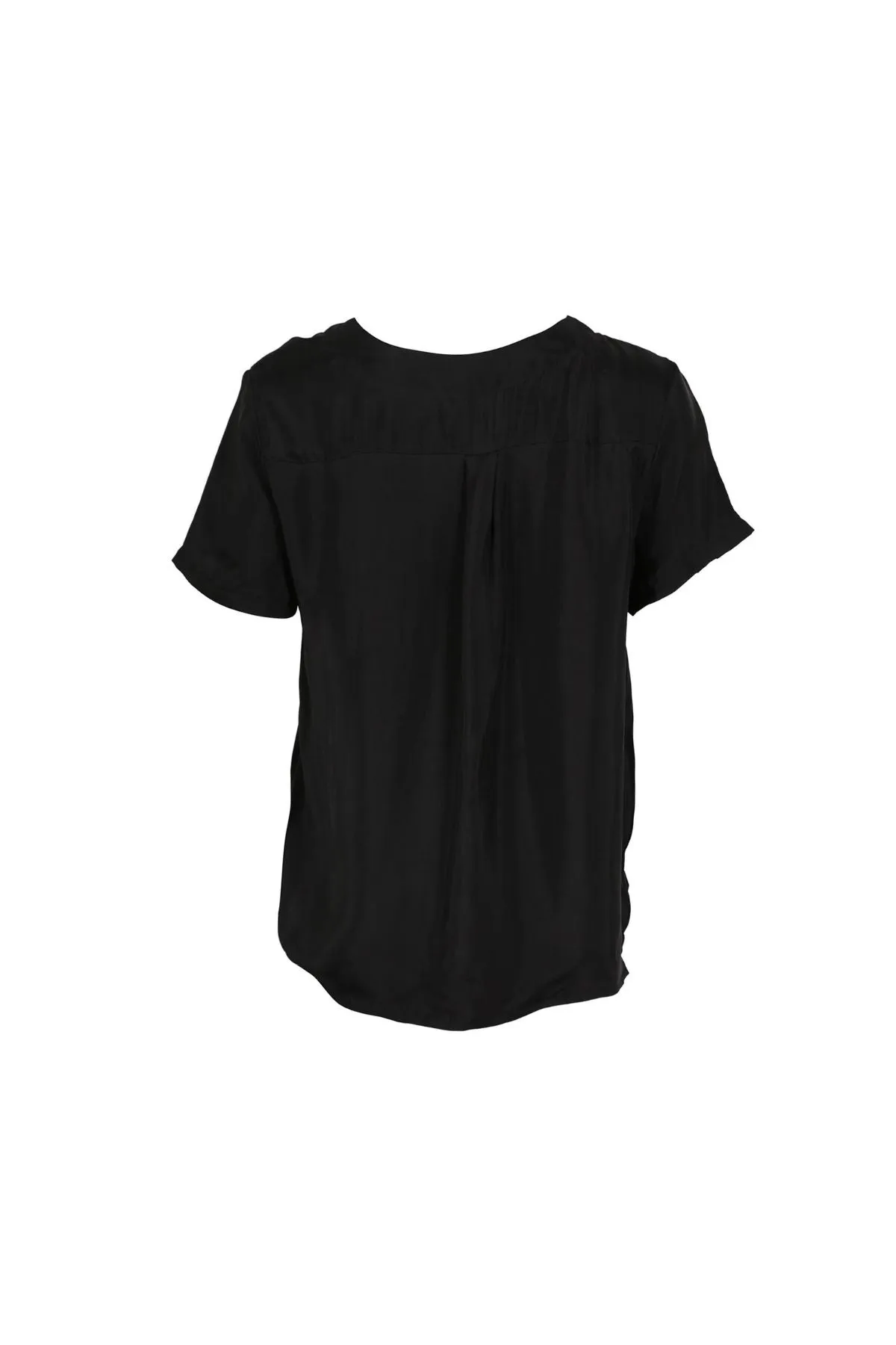 Metropolitan Top Black Wash in Plush Cupro-Viscose