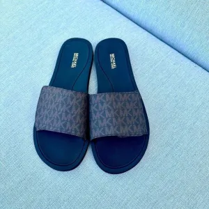 Michael Kors Eva signature slide sandal.