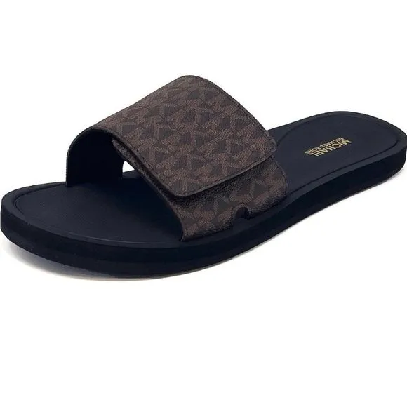Michael Kors Eva signature slide sandal.