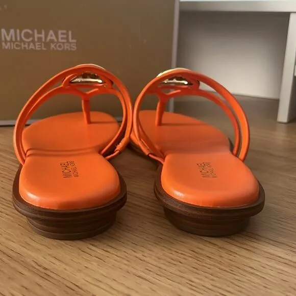 Michael Michael Kors The Hampton Flat Sandal Womens Size 7