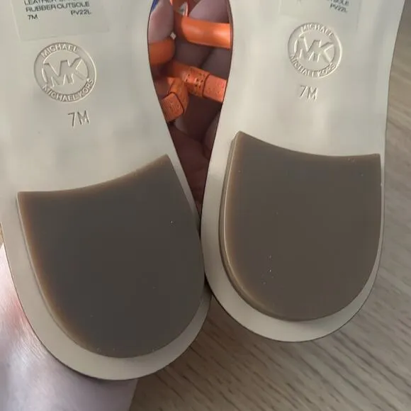 Michael Michael Kors The Hampton Flat Sandal Womens Size 7