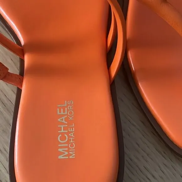 Michael Michael Kors The Hampton Flat Sandal Womens Size 7