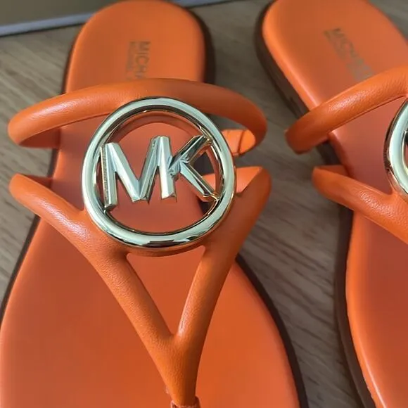 Michael Michael Kors The Hampton Flat Sandal Womens Size 7