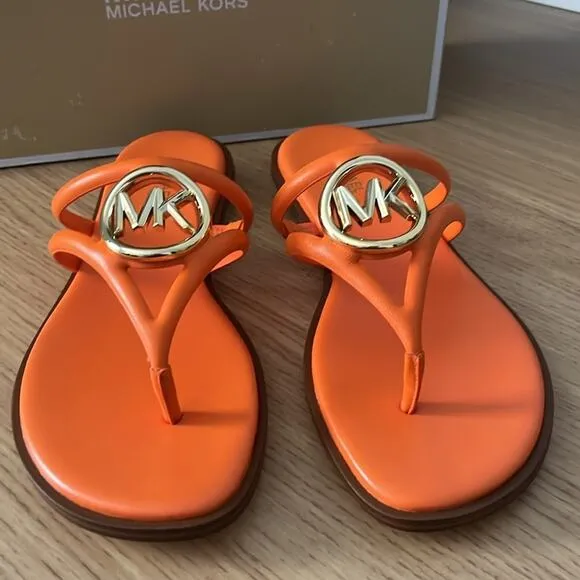 Michael Michael Kors The Hampton Flat Sandal Womens Size 7