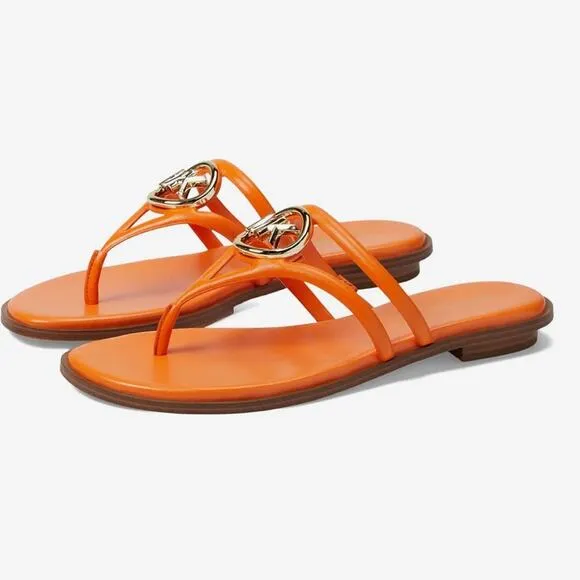 Michael Michael Kors The Hampton Flat Sandal Womens Size 7