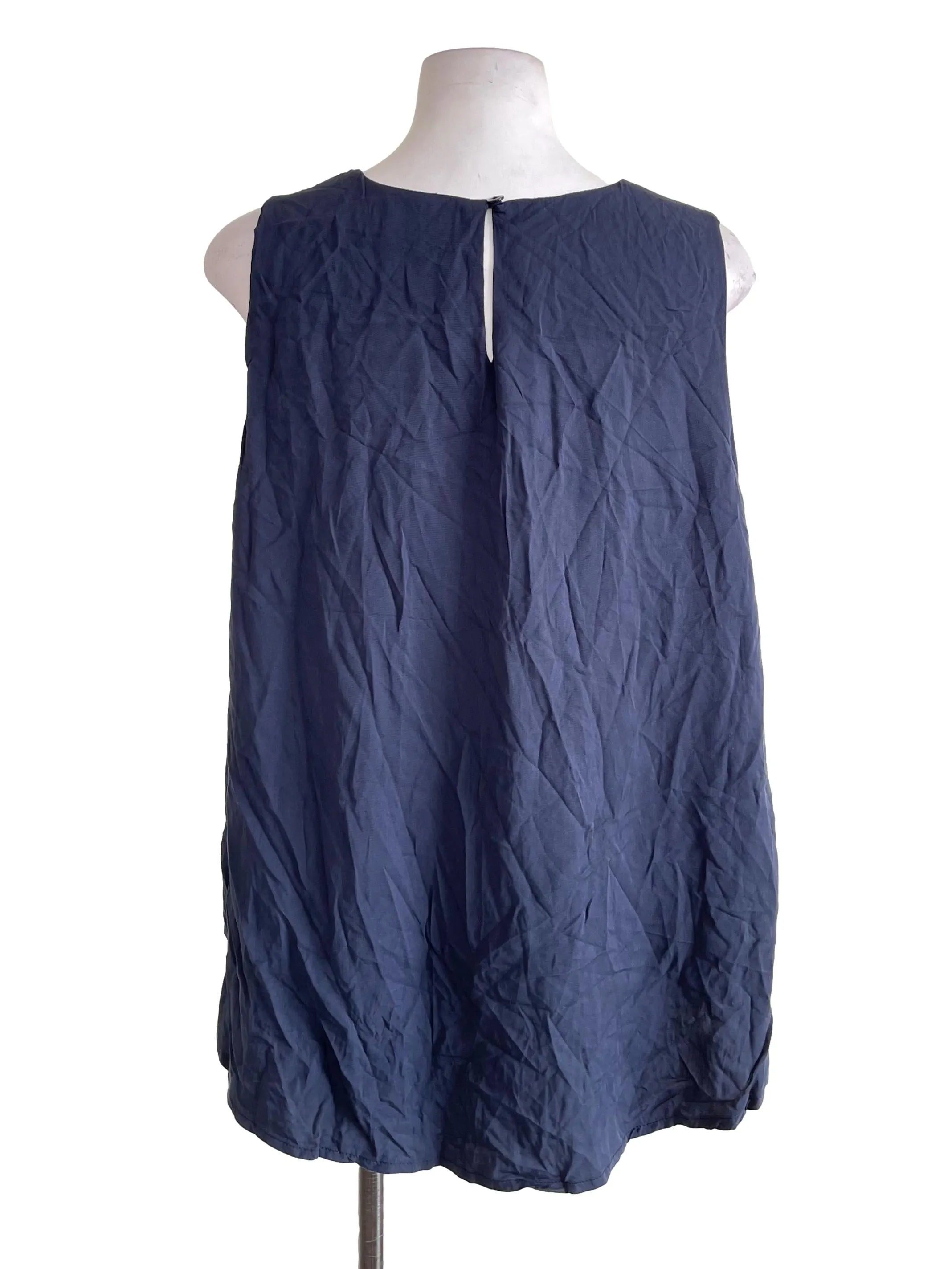 Midnight Blue Flowy Top TCL