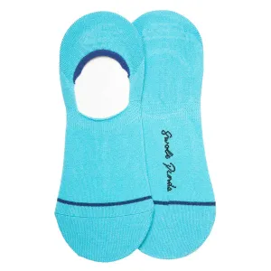 Neon Blue No-Show Bamboo Socks by Swole Panda, Size 4-7
