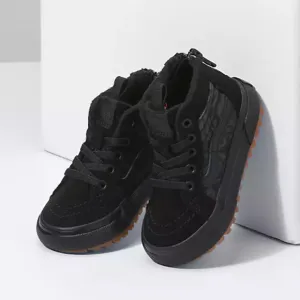 NEW Vans Toddler Sk8-Hi Zip MTE Skate Shoe Camo Mono Black Size 4.5TD