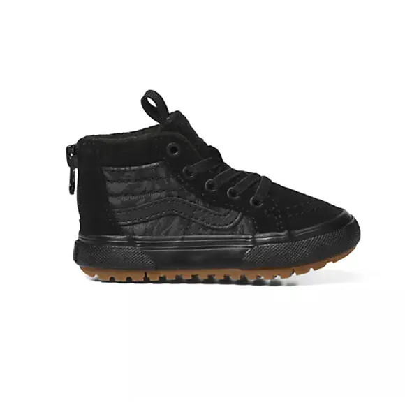 NEW Vans Toddler Sk8-Hi Zip MTE Skate Shoe Camo Mono Black Size 4.5TD