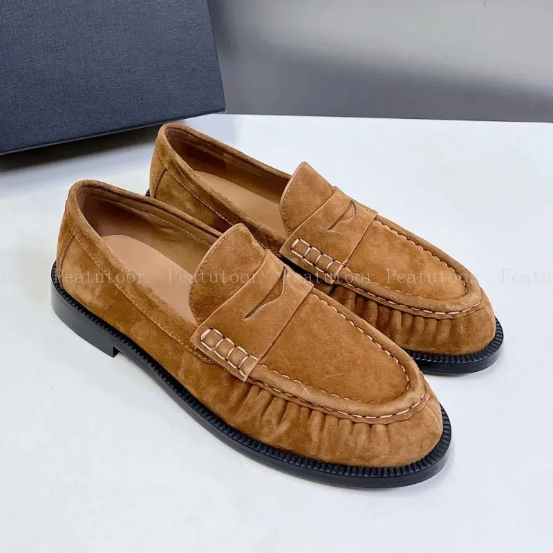 New Women Flats  Top Quality Fashion Size 35-40 Leather  Mary Janes Woman Dance Shoes Loafers  Woman Shoes
