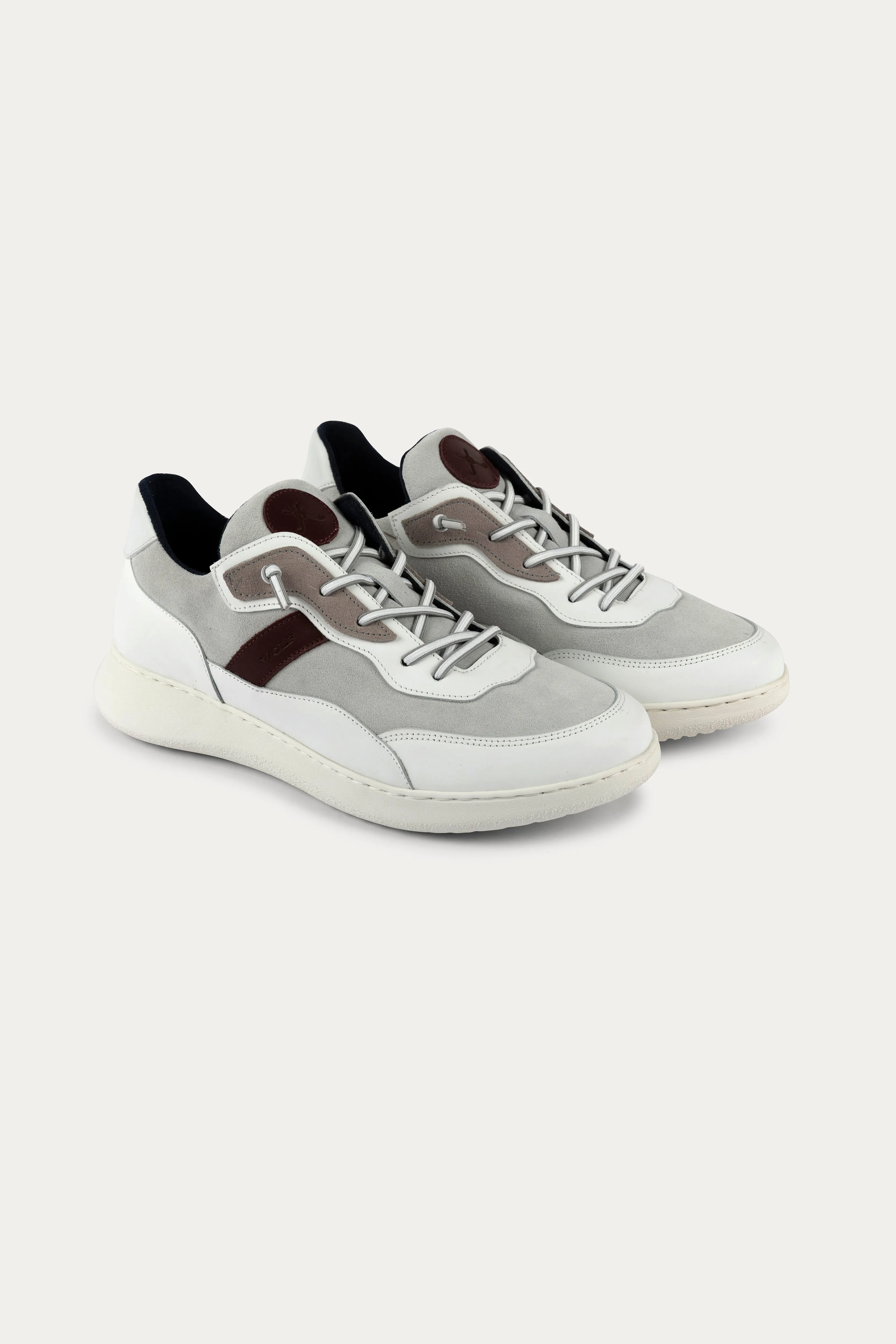 Notting Leather Trainers in White
