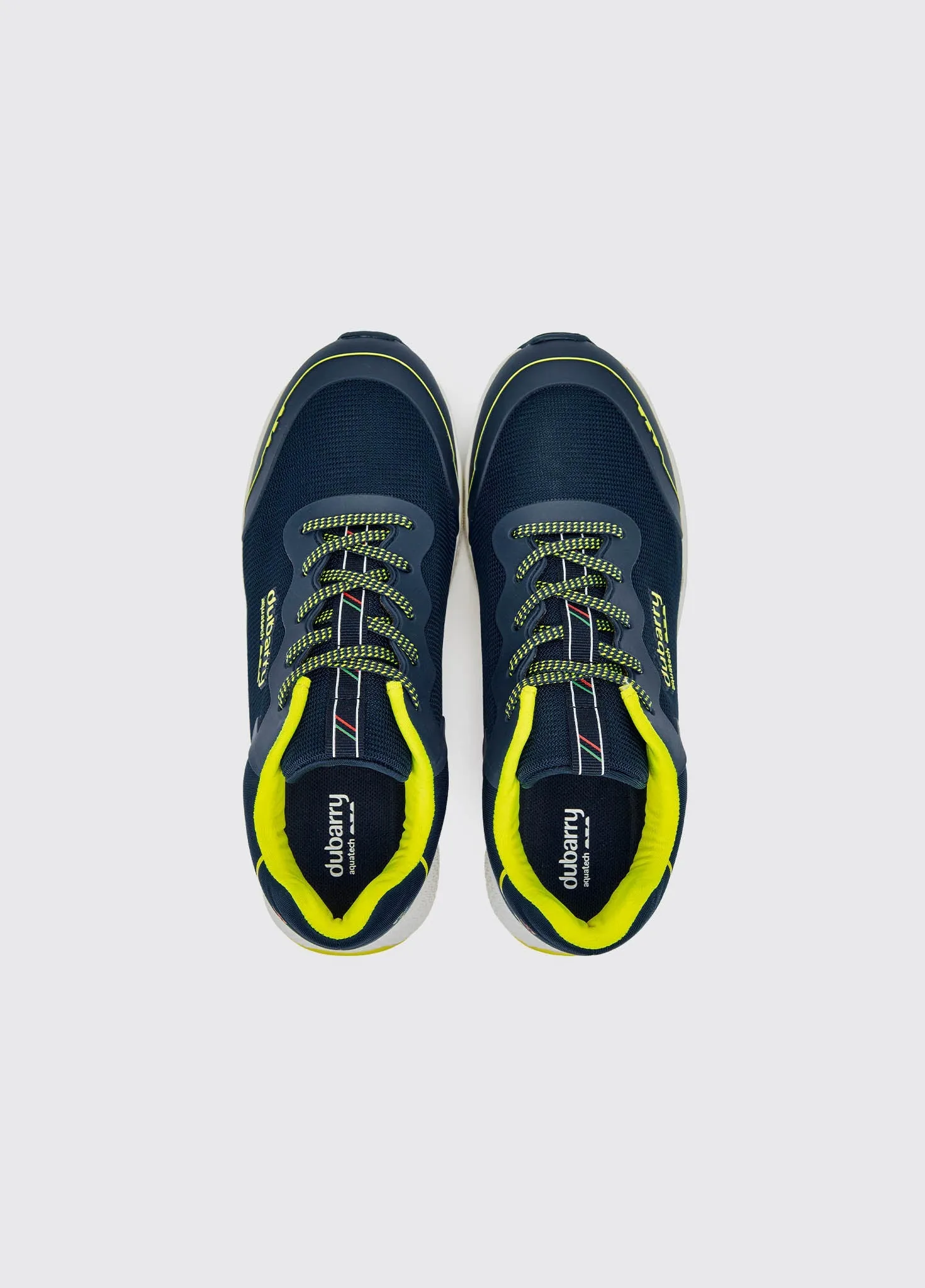 Palermo Ladies' Lightweight Sporty Sneaker - Navy/Citrus