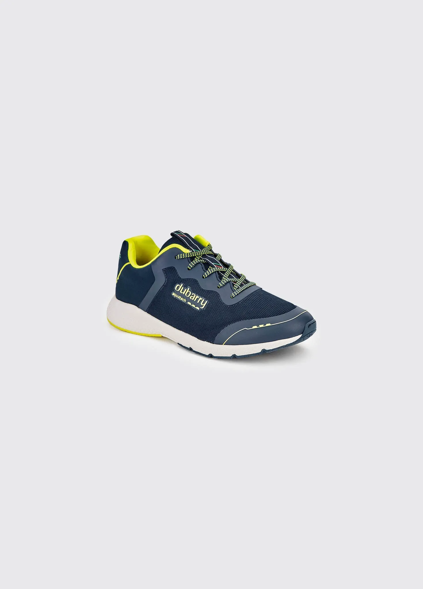 Palermo Ladies' Lightweight Sporty Sneaker - Navy/Citrus