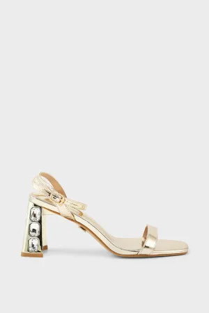 Party Wear Sandal I23713-Golden