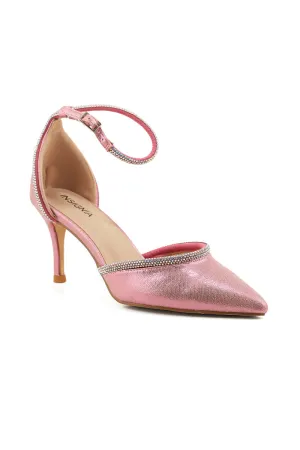 Party Wear Sling Back I44411-Peach